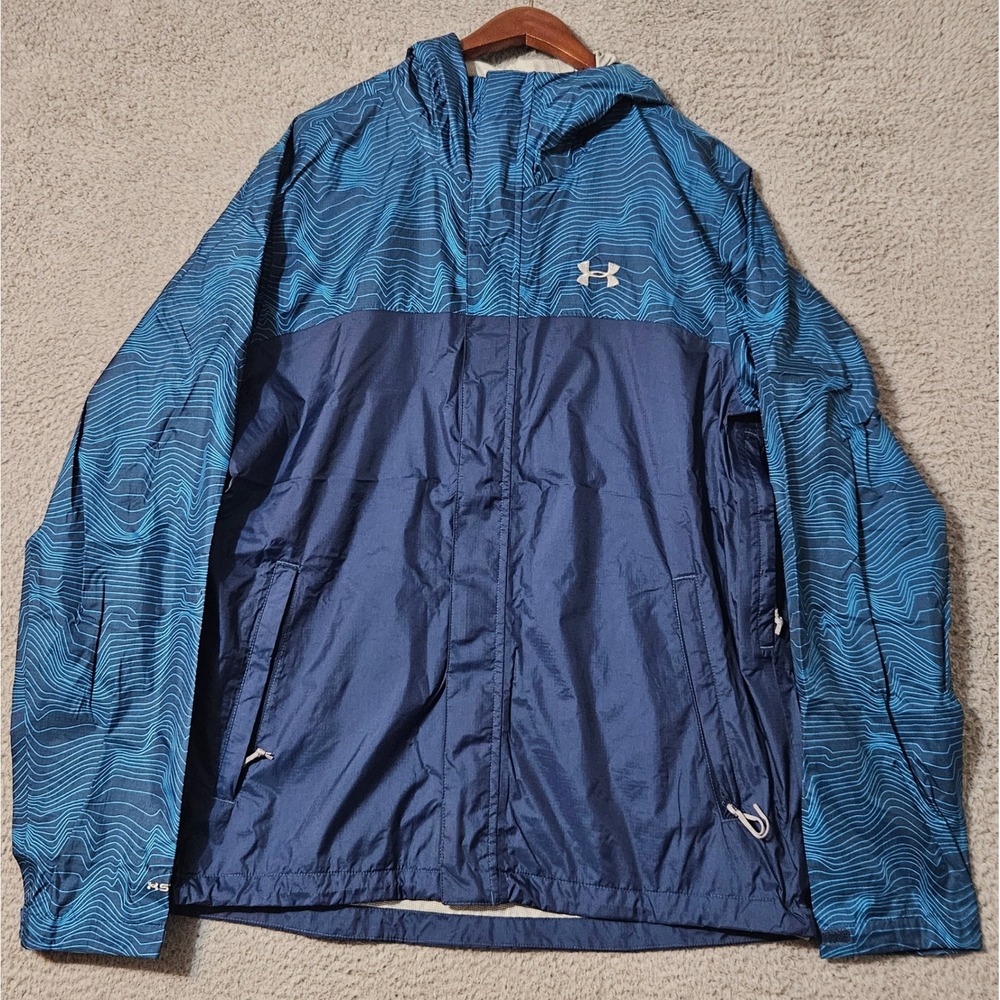 Under Armour Storm 3 Velocity Surge Waterproof Loose Jacket 1271466 Mens Large‎
